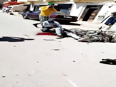 Morocco: A traffic accident.