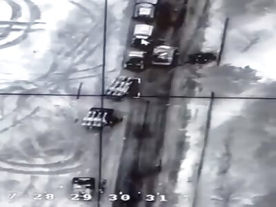 Russian BUK Destroyed by Ukainian Drone