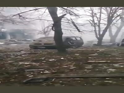 There was great destruction in Kharkiv.