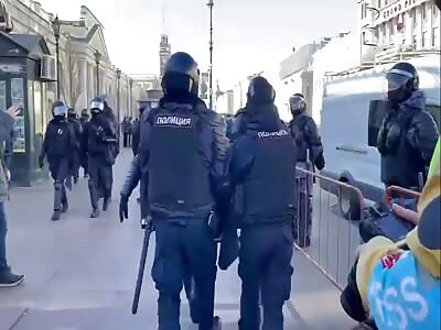 Protests in Moscow for the End of the War