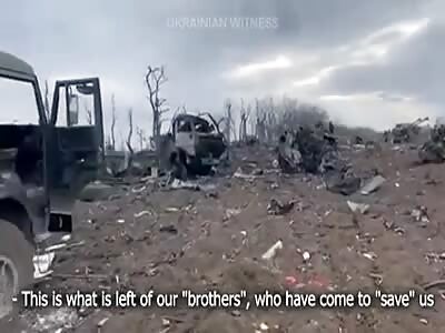 Destroyed Russian Artillery Near Mykolaiv [English Sub]
