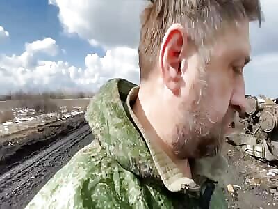 Destroyed Tank and Shattered Soldiers