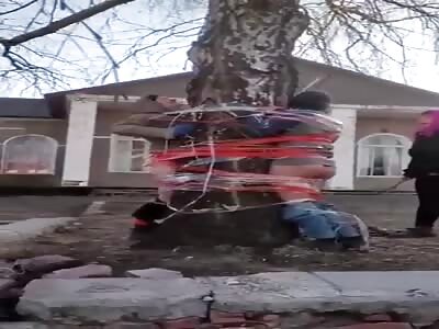 Looters Receive Severe Beating