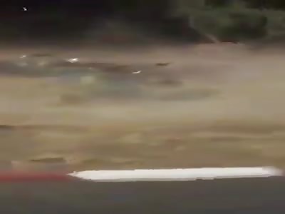 A drunk on a motorcycle on live