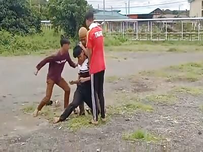 Vietnamese cowardly attack on youth.