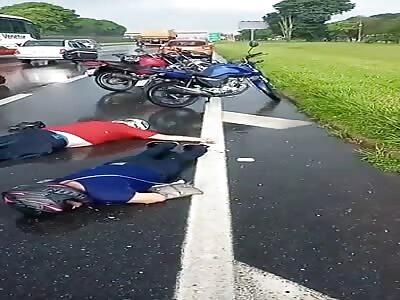 Couple were killed by lightning strike.