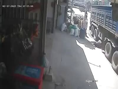 Man went under the truck