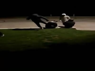 Young man beaten by more than 8 people