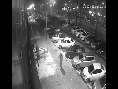 The woman was thrown from the building