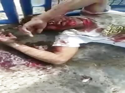 Thief was beaten by his victims