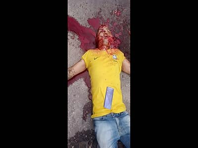 Killed with several shots in the face