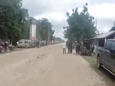 Fucking drunk spoiled the motocross race.