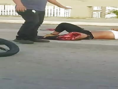 Victim of shocking accident in Aracaju, Brasil