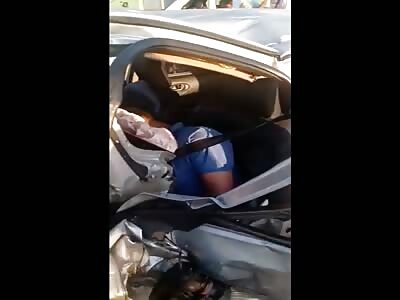 Tragic accident with family in vazea grande