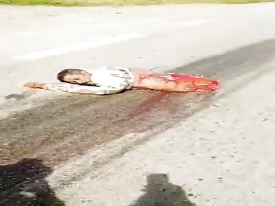 HALF MAN, HALF HAMBURGER MEAT 