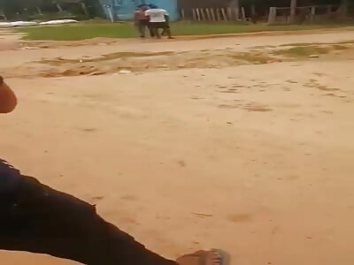 Brutal machete attack