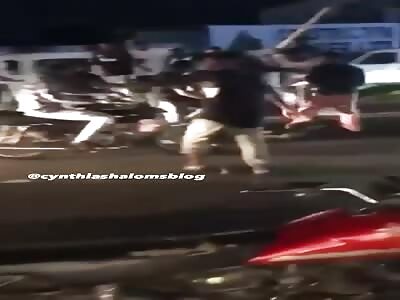 man cruelly beaten in a luxury nightclub