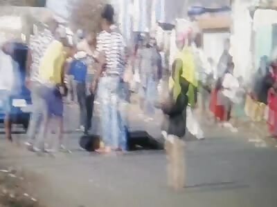 Thief lynched by popular