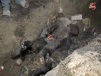 Thief was burned and thrown into the ditch