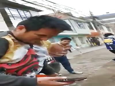 Woman has her face injured in accident