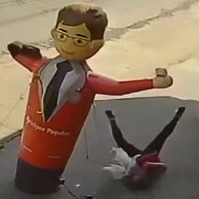 Inflatable Doll Can't Help Her