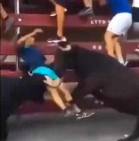 Victims on their way to hospitals in Spanish races