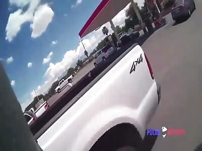 killed by the police when taking a gun against a dog