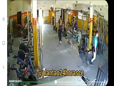 Muscle-Man Shot to Death.