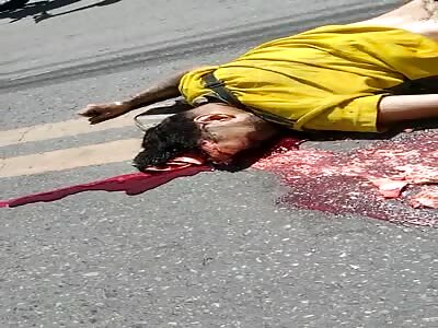 Poor man, had his head broken.