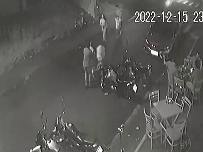 Damn, family run over in Brazil