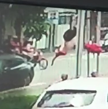 motorcyclist brutally killed after being hit