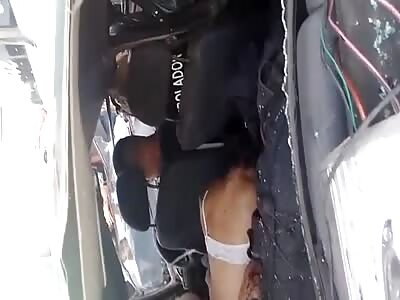 accident recorded by friends