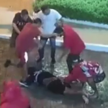 Gang Fucking Unloads on Rival Soccer Fans