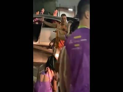 Never break a car in traffic fights in Brazil