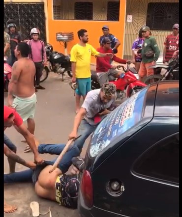 thieves getting beat up like a bitch