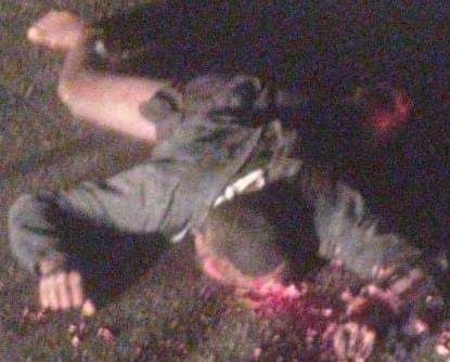 Man dies violently on dark highway