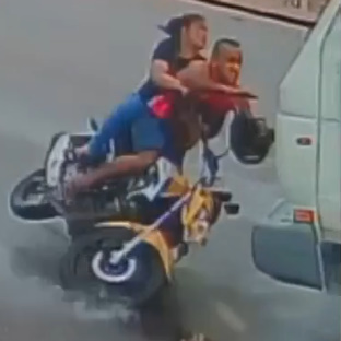 This Is Why Always Wear A Helmet...