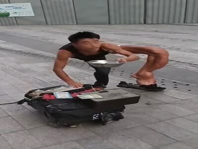 bizarre man from china