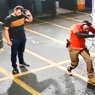 Dude Kills Himself at the Gun Range...DAMN!