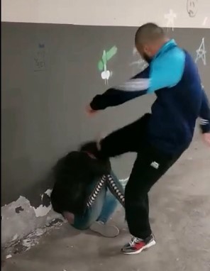 Beating on a balcony