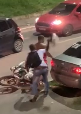 never hit a biker in Brazil