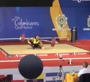 Woman breaks neck with barbell