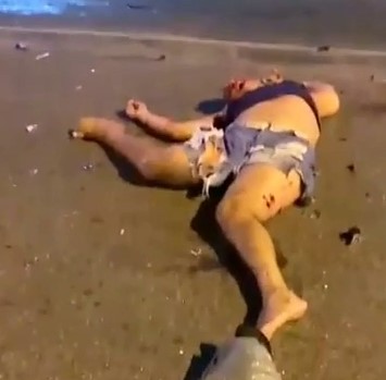 woman meets death in front of bus