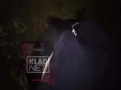 Russian man is hit with a bat.