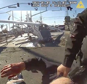 Police Save Pilot Before Train Hits Plane Crash on Tracks