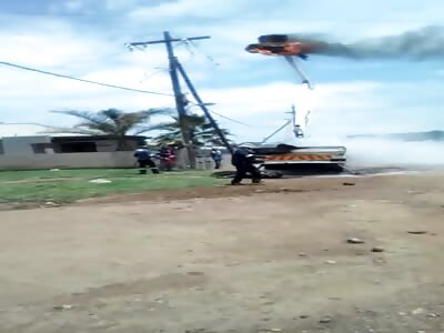 Worker Electrocuted.