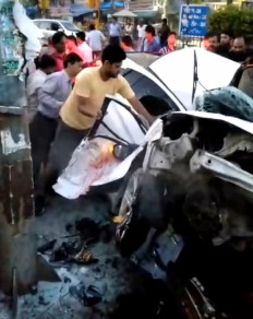 CCTV ACCIDENT + AFTERMATH