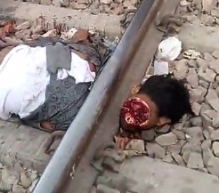  Decapitated on Rail Road Tracks