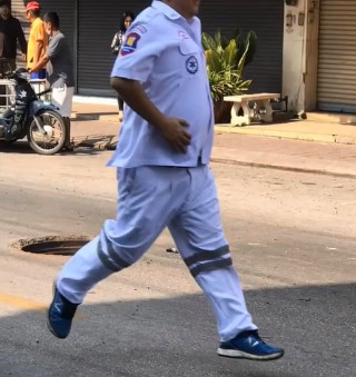 Delivery Driver Catapulted 10ft Air Manhole Cover Explodes Rides It(Clean Version)