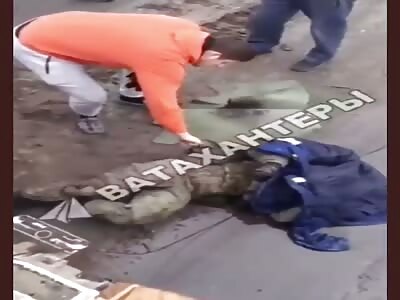 RUSSIAN SOLDIERS DIE 